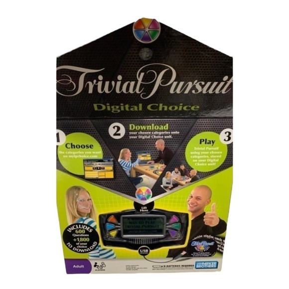 Parker Brothers Game Trivial Pursuit Digital Choice Electronic Strategy Tech New - Picture 3 of 7